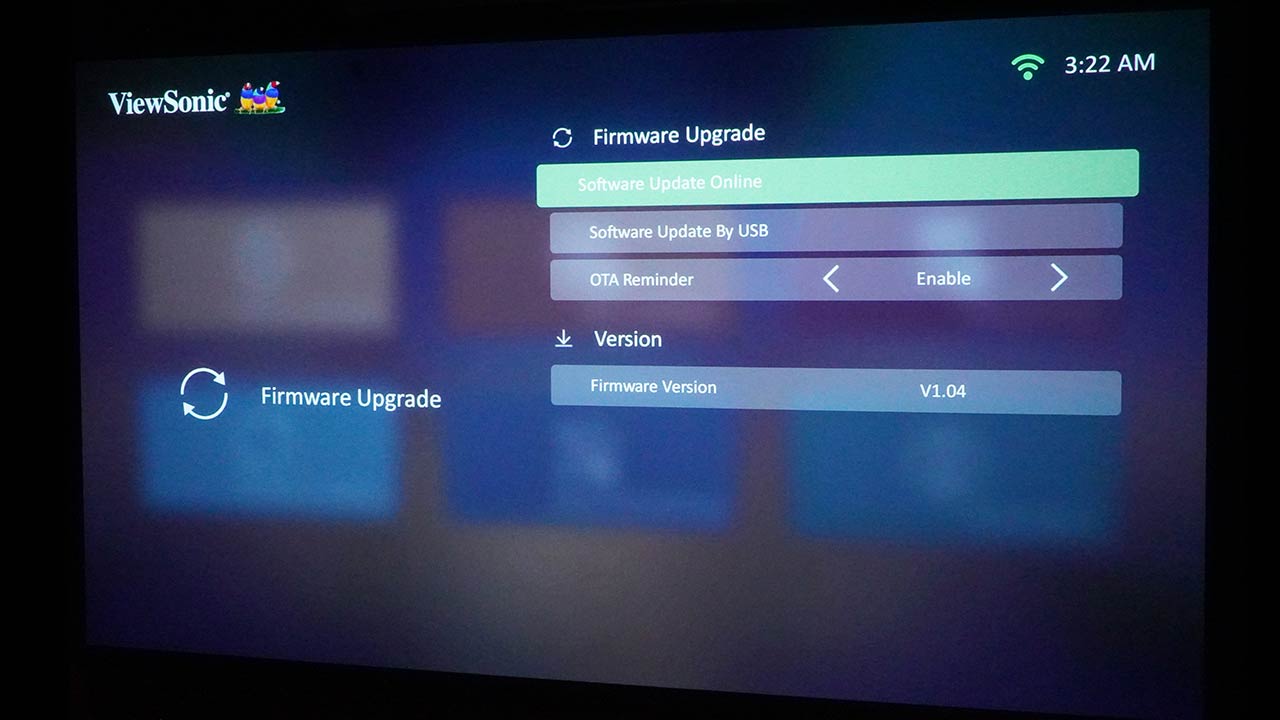 ViewSonic_X2-4K_Menu - Projector Reviews - Image