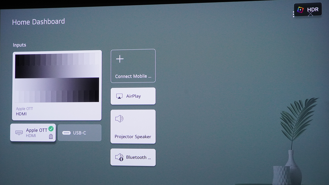 Lg Pu700R Projector Menu - Projector Reviews - Image