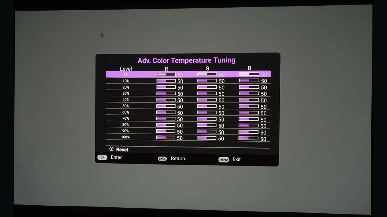 BenQ_HT3560_Menu#7 - Projector Reviews Images