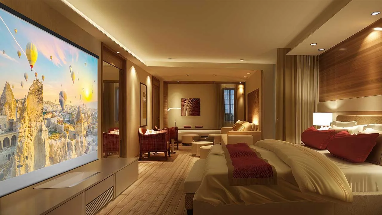 Epson-QS100-Bedroom-Lifestyle--1 - Projector Reviews Images