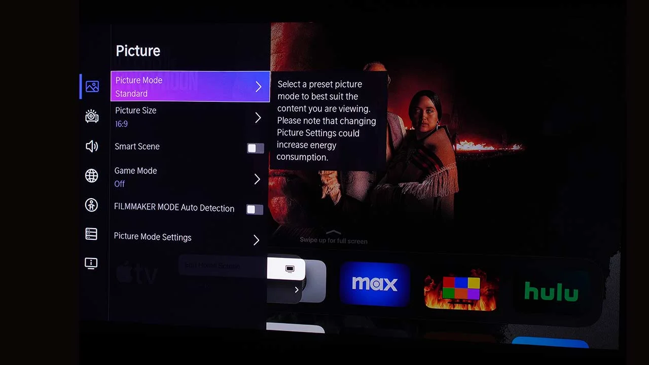Hisense C1 - Menus - Projector Reviews - Image