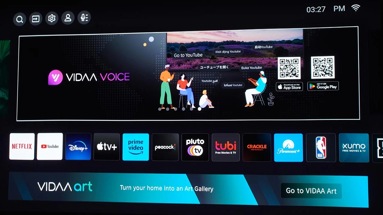 Hisense C1 - VIDAA App Store - Projector Reviews - Image