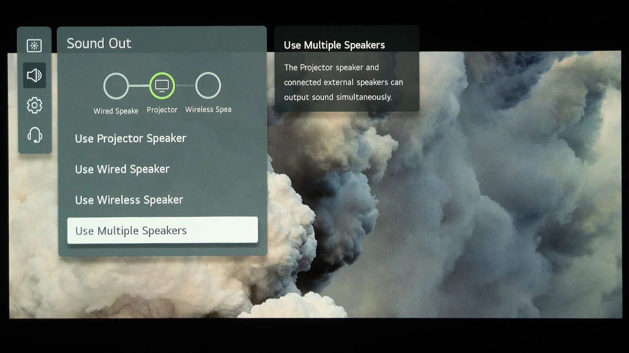 LG HU710PB Menu - Projector Reviews - Image
