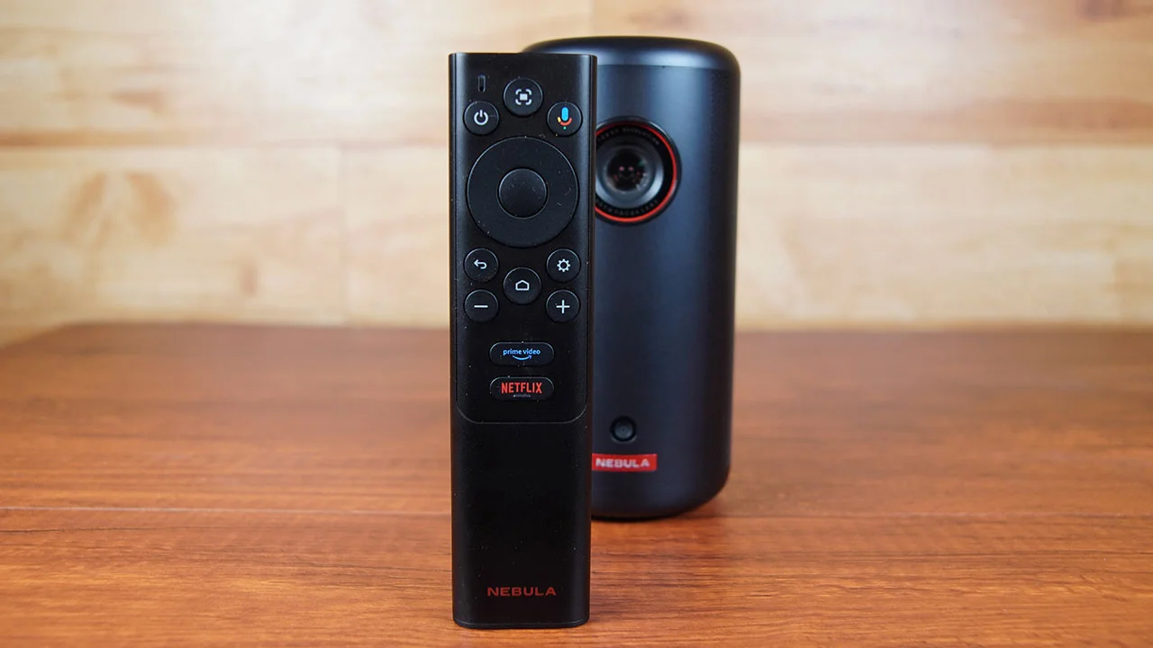 Nebula_Capsule3_PJBProdShot#8_Remote - Projector Reviews - Image