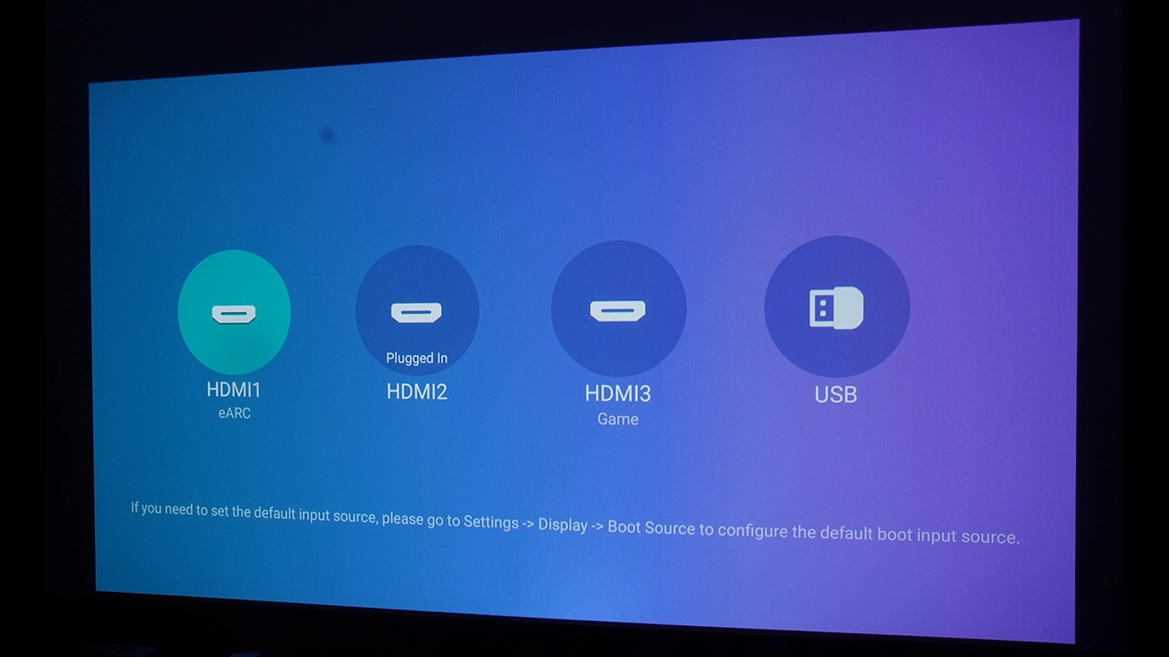 NexiGo Aurora Pro Menus - Projector Reviews - Images